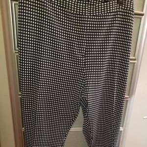 Black and White Checkered Pants